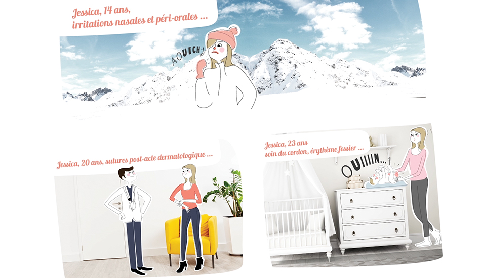 Avène Cicalfate - Planche de bande dessinée en technique de collage 6